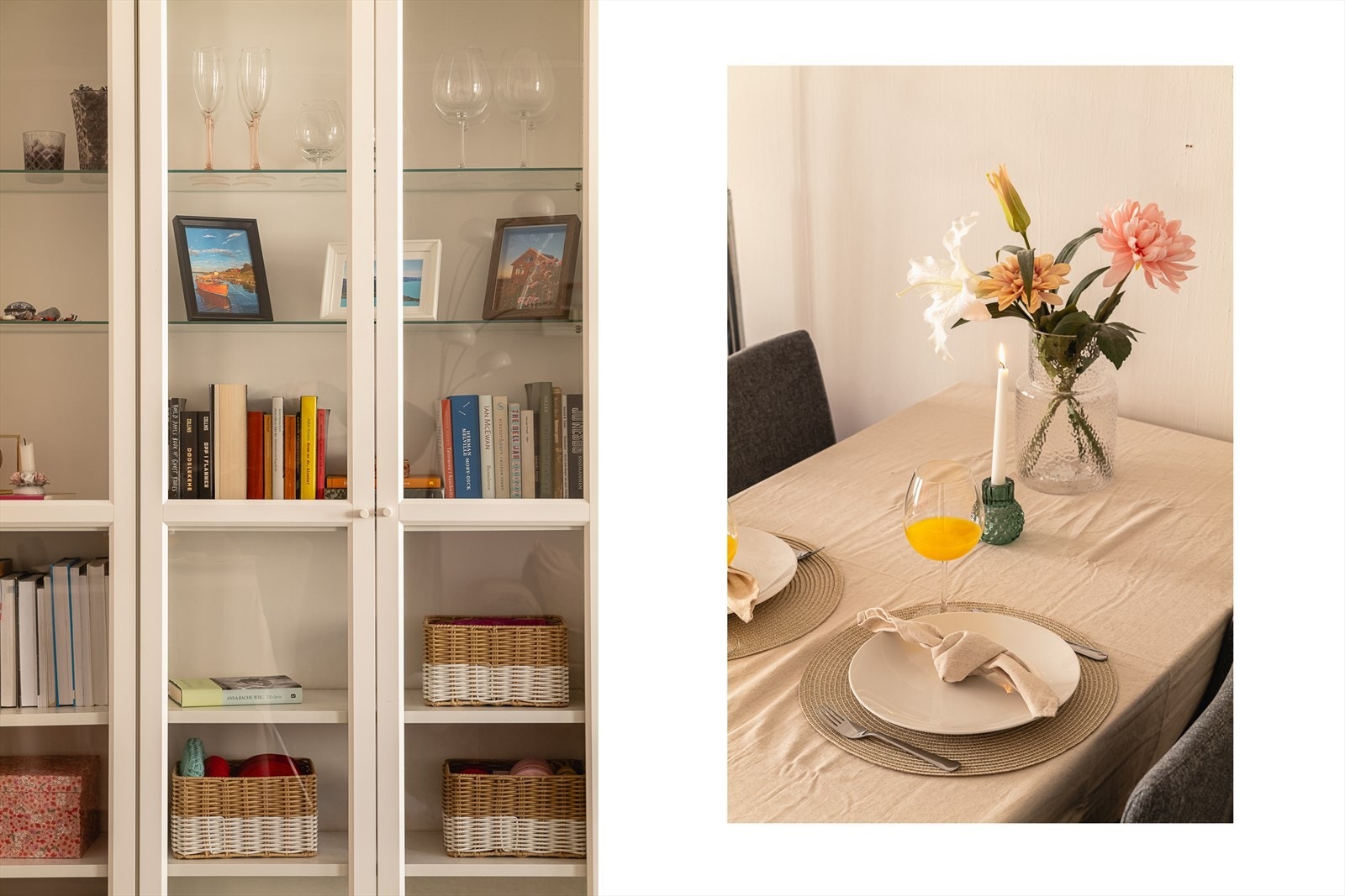 - Leiligheten måler 54 m² (BRA-i) og inneholder entré, stue, kjøkken, mellomgang, to soverom og bad - Galleribilde