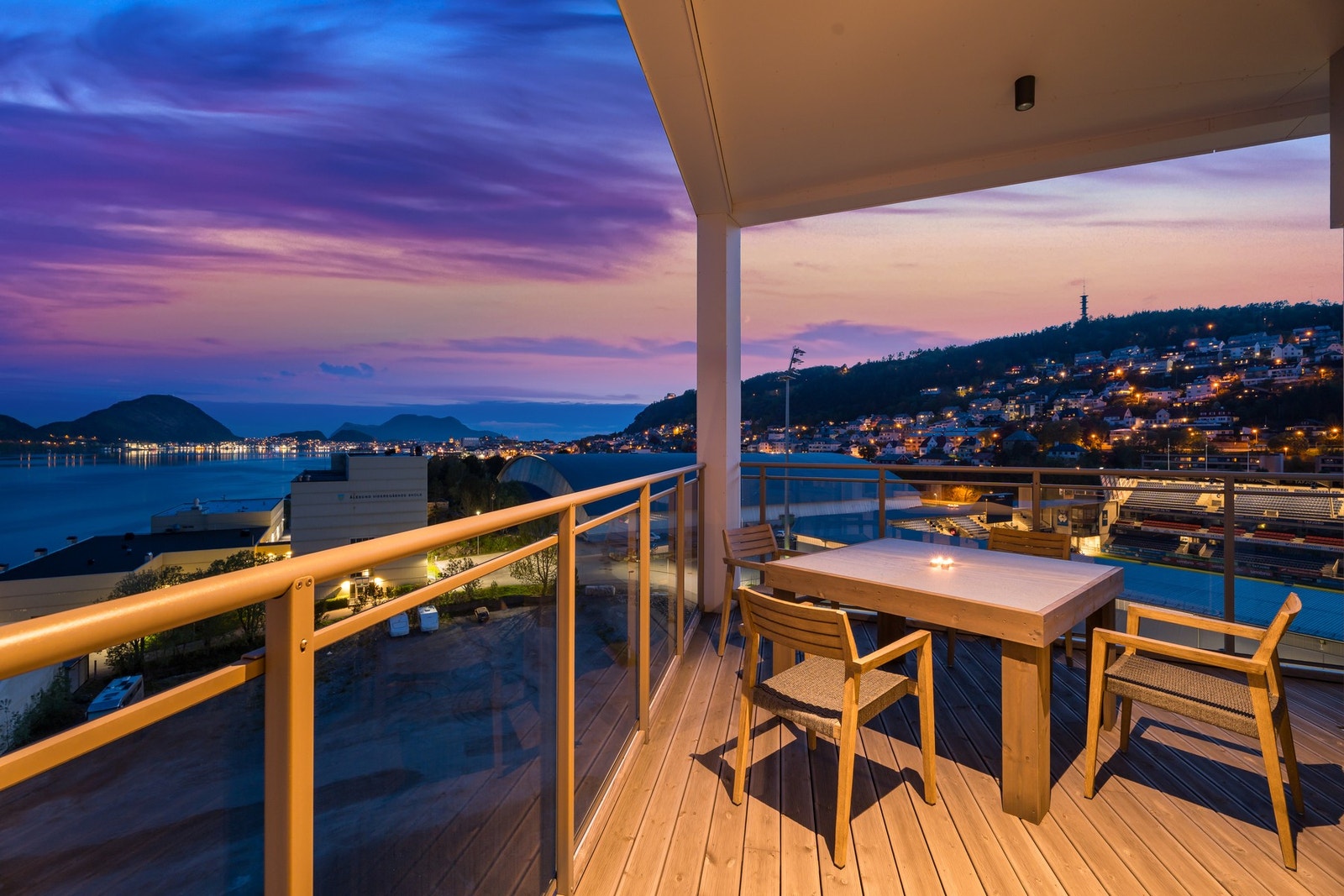 Utsikt fra veranda. Galleribilde