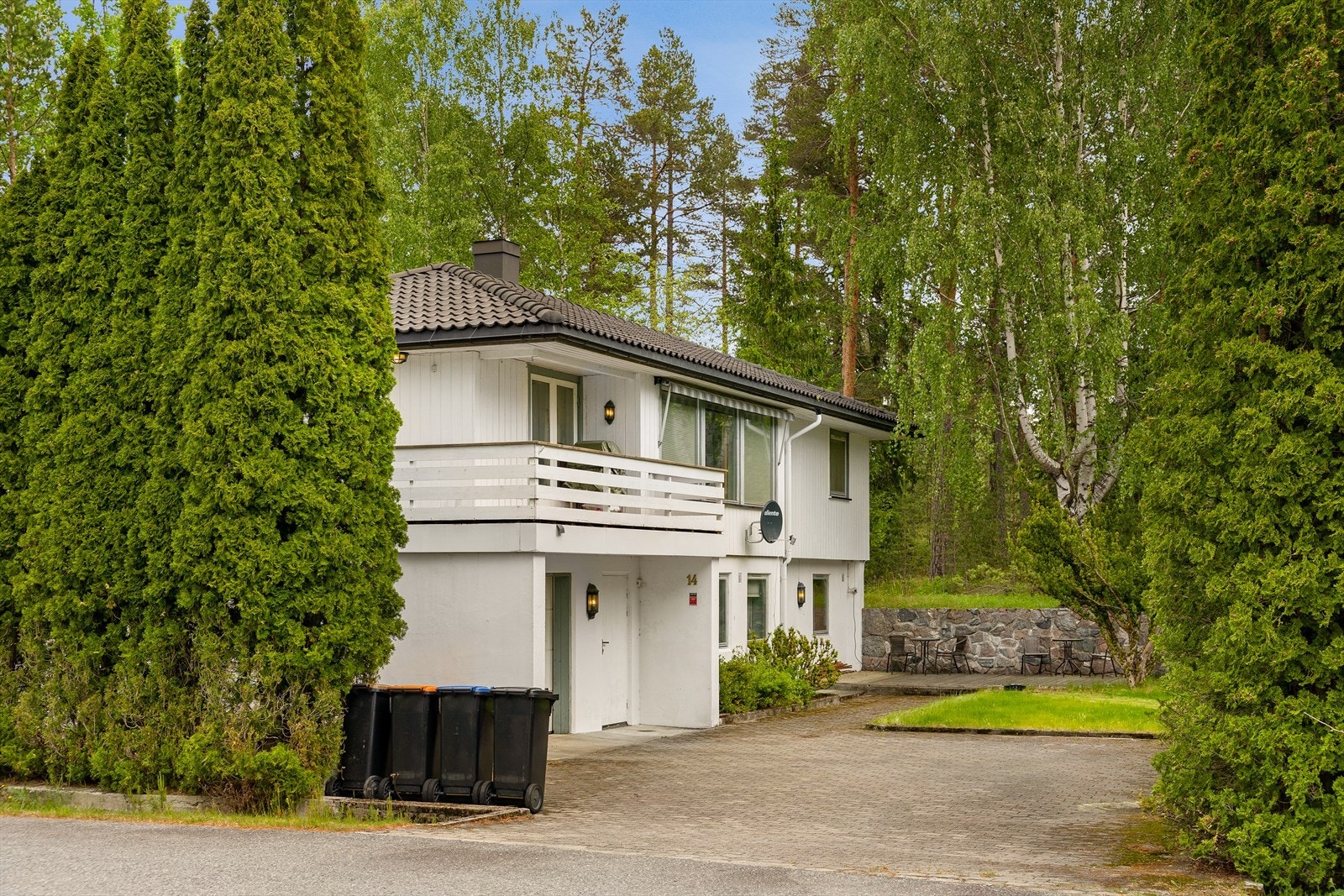 Her bor du svært tilbaketrukket og usjenert, samtidig er det kort vei til det meste man trenger i hverdagen. Galleribilde