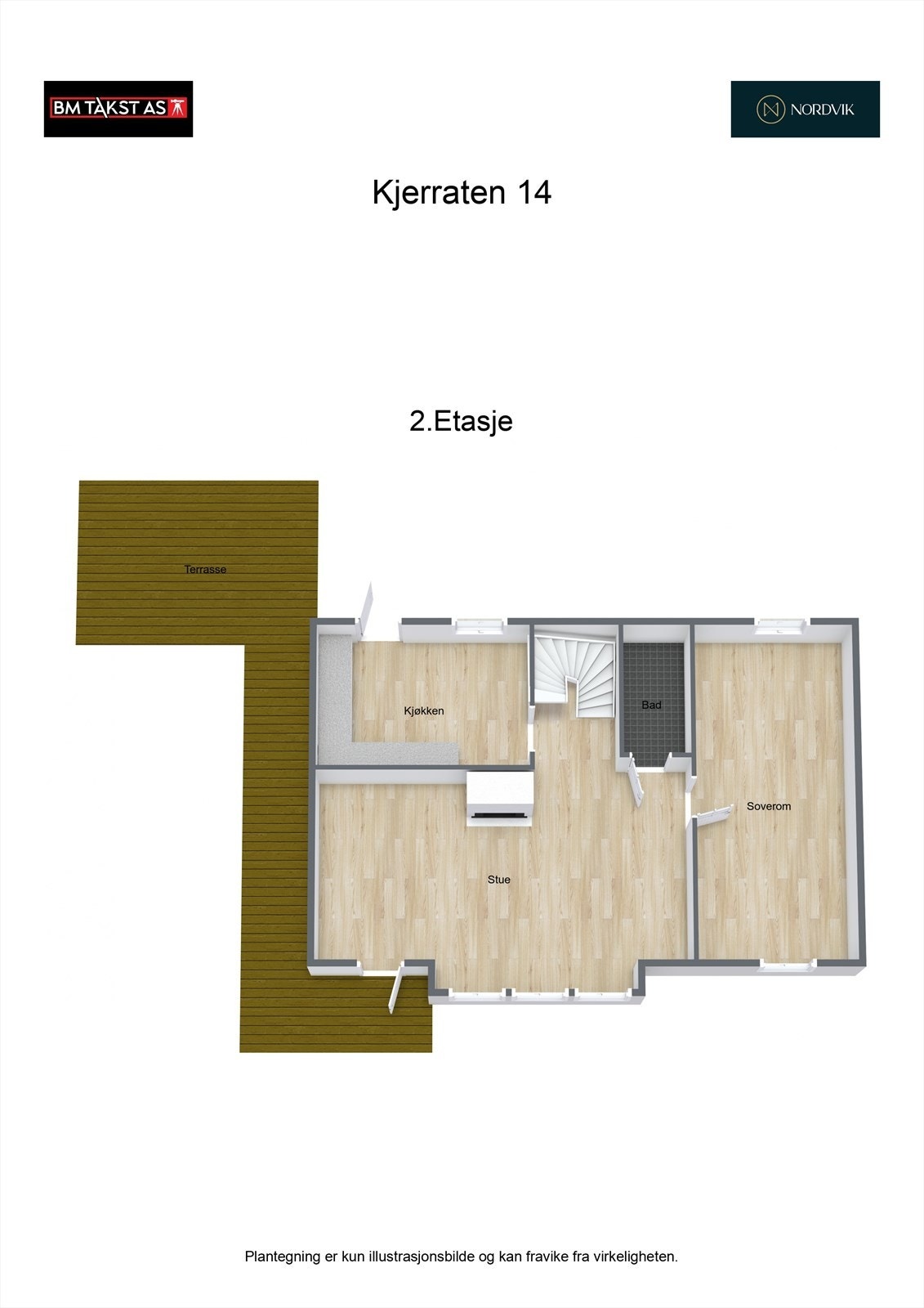 Plantegning 2.etasje. Galleribilde