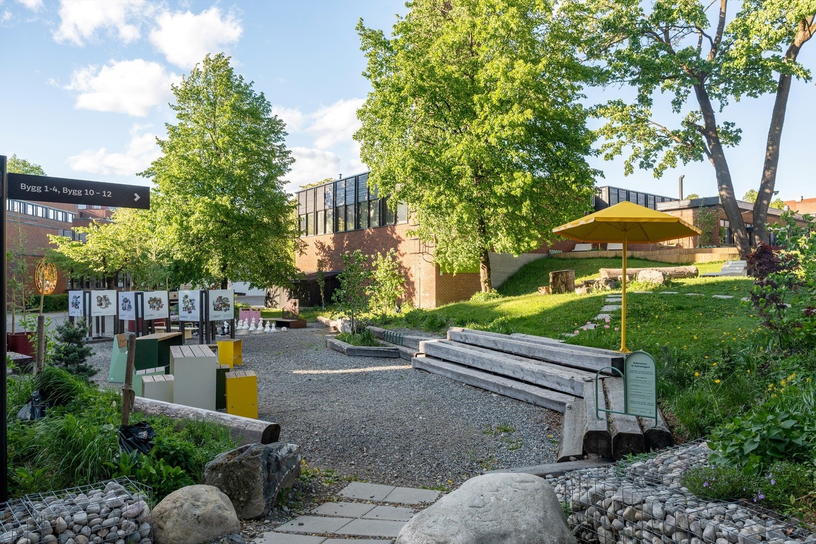 Nærområde Bylivshagen på Den Gamle Vetrinærhøgskolen bare 2 minutters gange fra boligen. Galleribilde