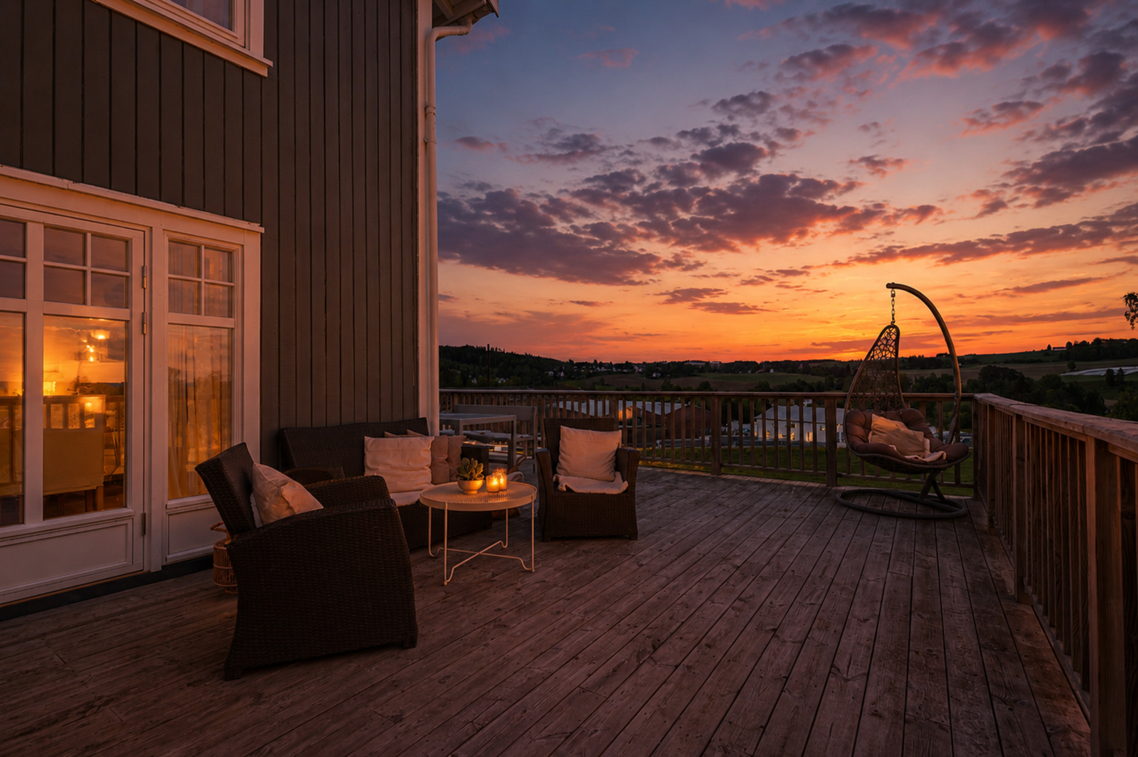 Her kan du senke skuldrene, nyte stillheten og finne roen i naturskjønne omgivelser.
Foto: Kveldsfoto er laget ved hjelp av KI. Avvik kan forekomme. Galleribilde