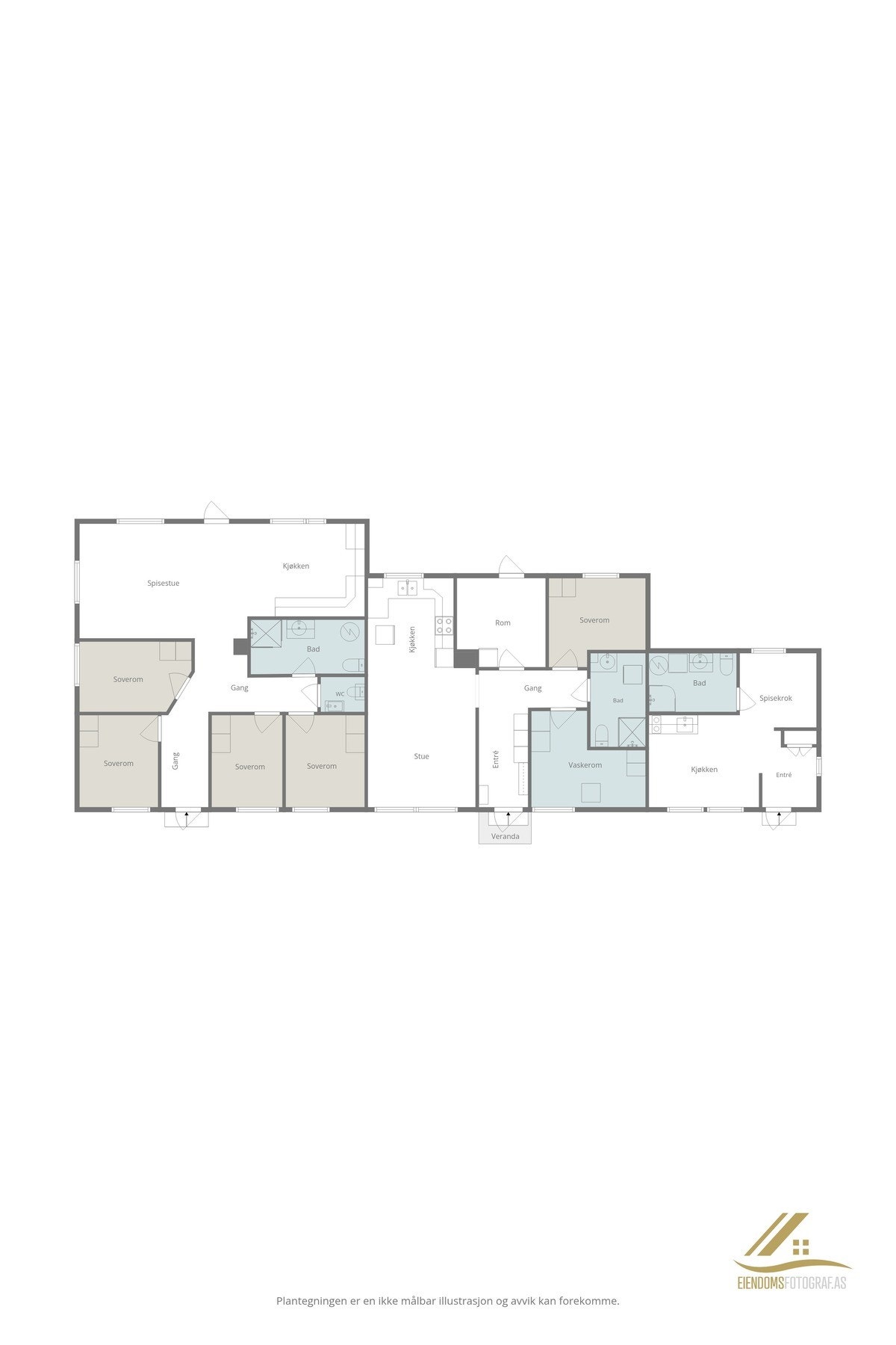 Plantegning Galleribilde