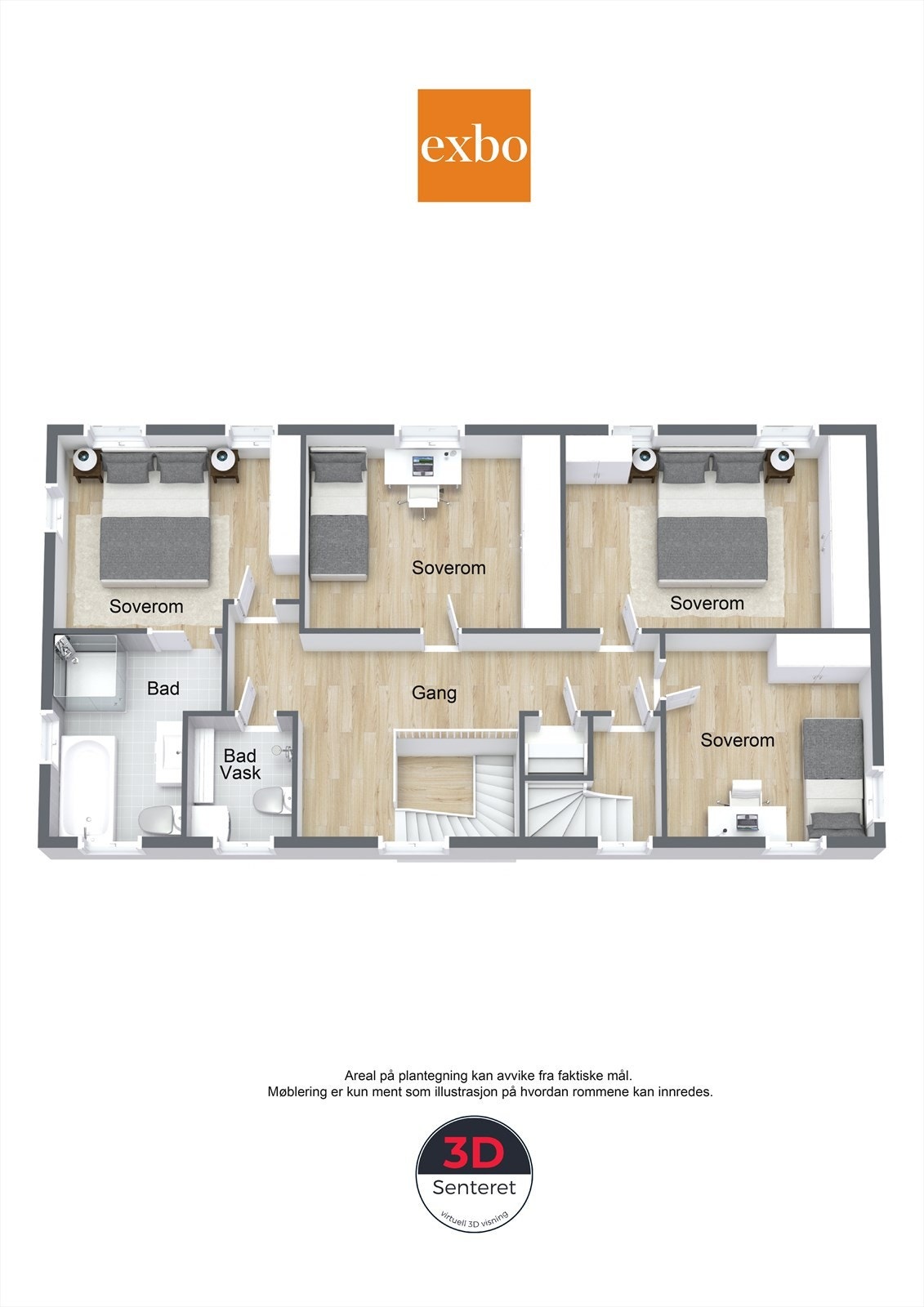 Plantegning 2. etg Galleribilde