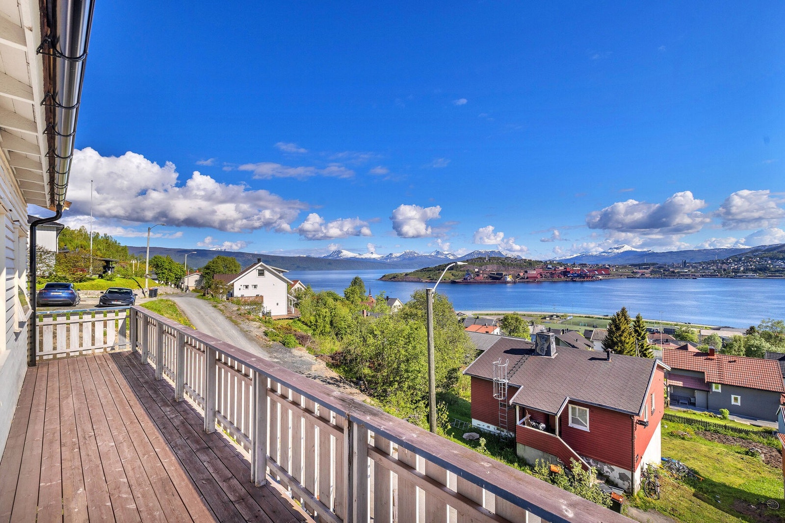 Praktfull utsikt fra verandaen Galleribilde