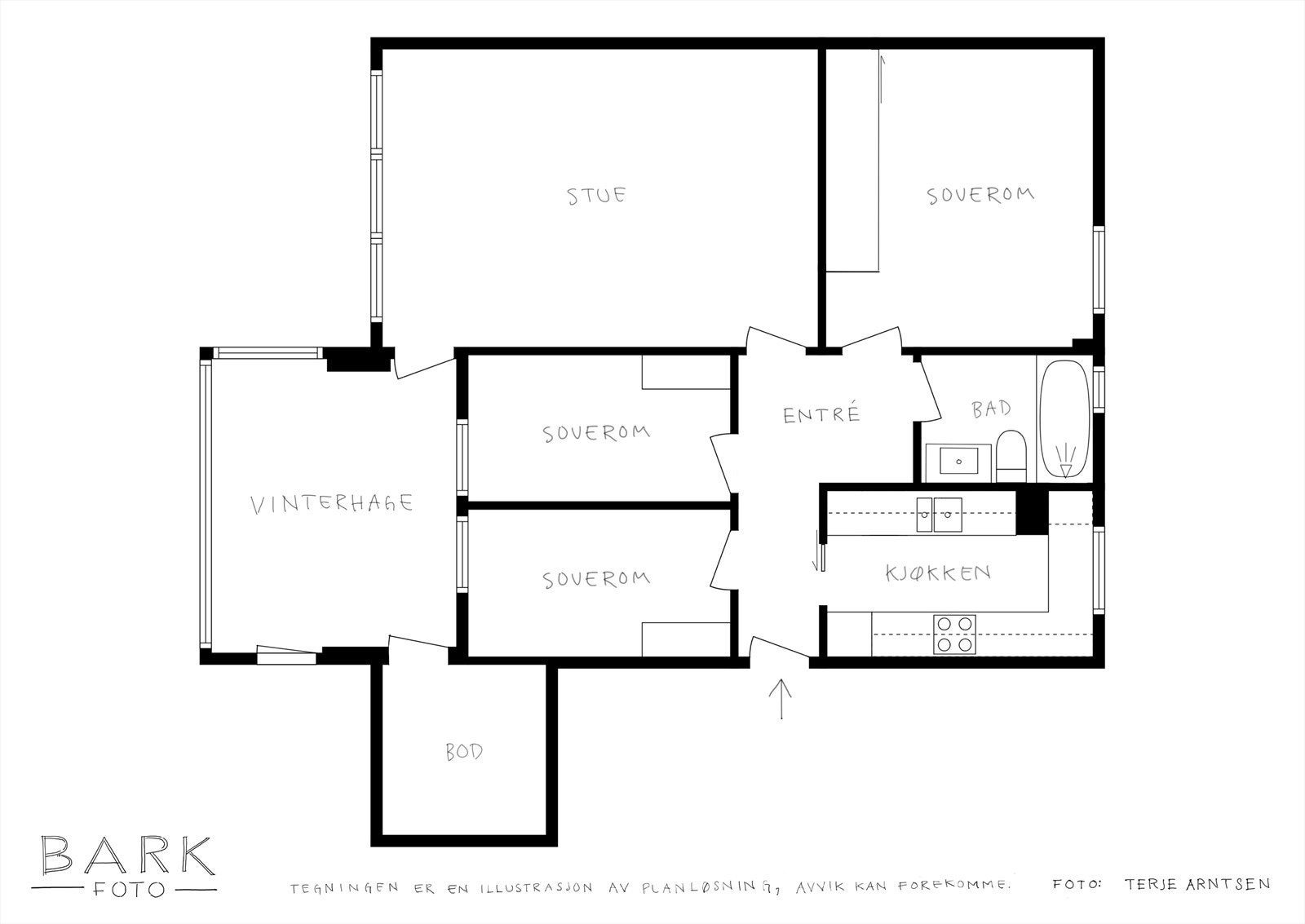 Planskisse. Galleribilde