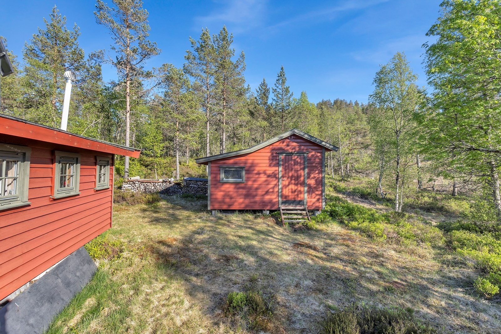 Frittstående bod til oppbevaring Galleribilde