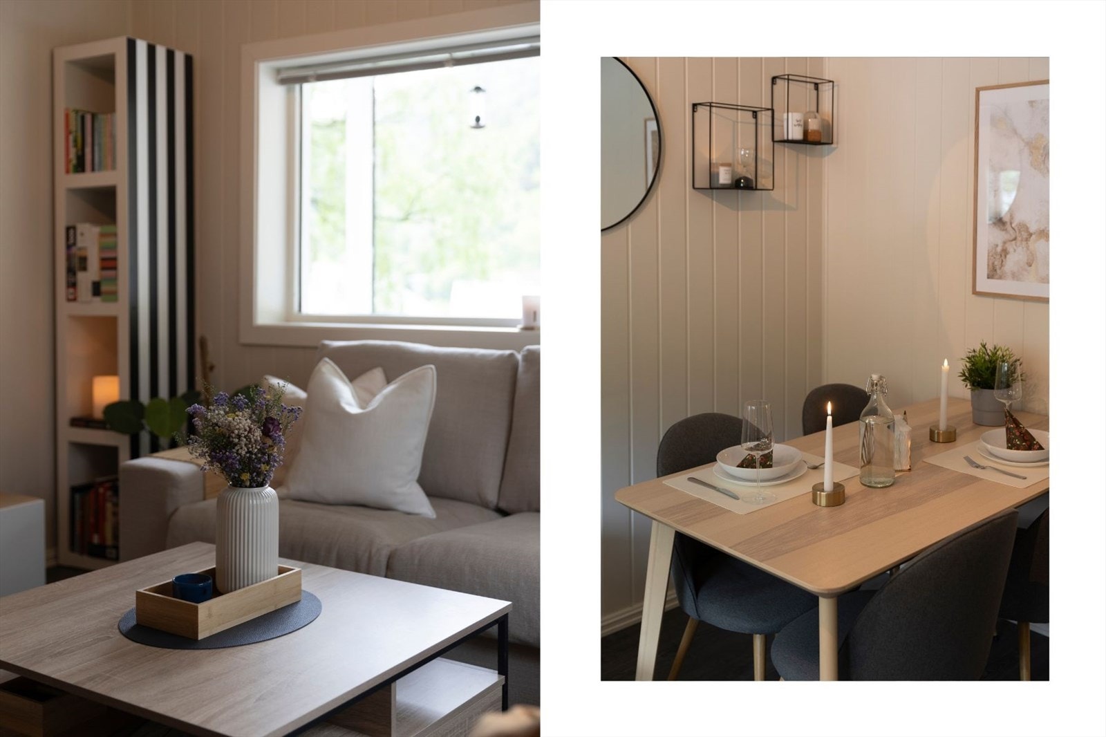 Fine detaljer som bidrar til et helhetlig og innbydende uttrykk. Galleribilde