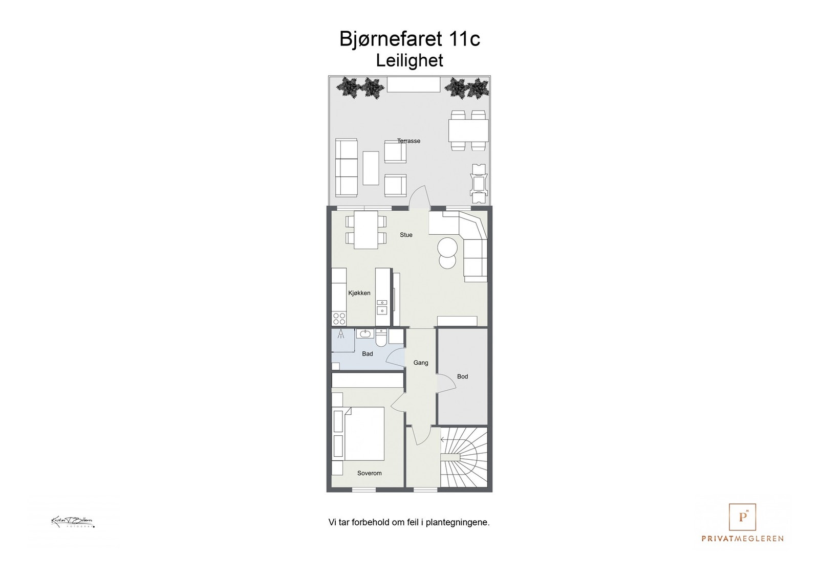 Plantegning 2D Galleribilde