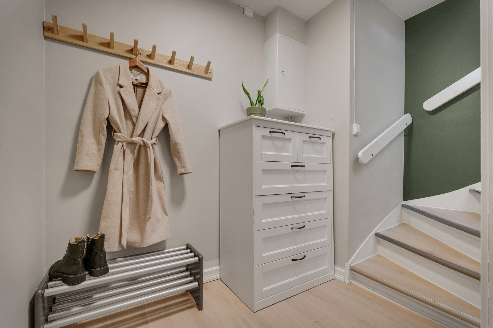 Leilighetens inngangsparti. Galleribilde