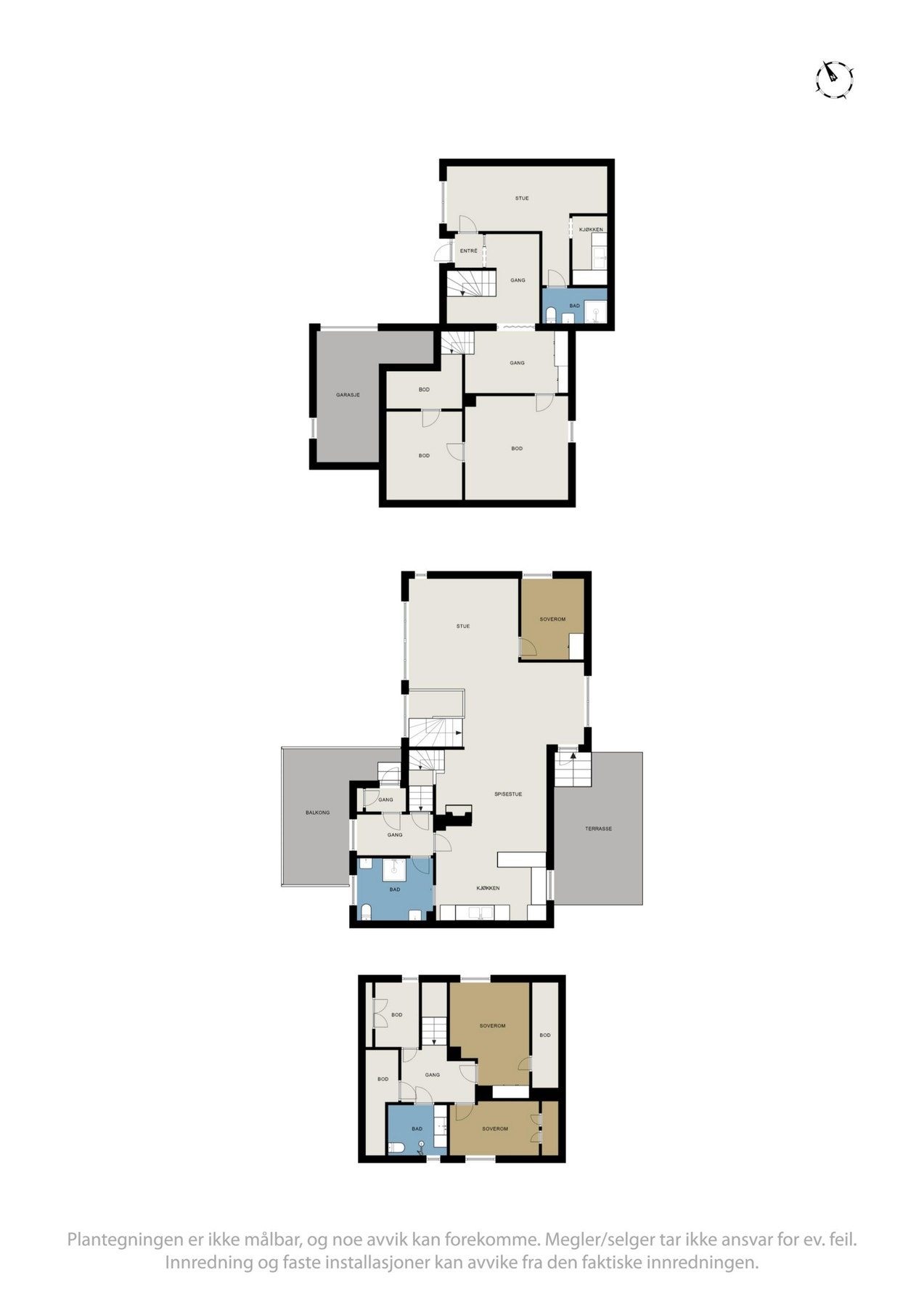Plantegning Galleribilde