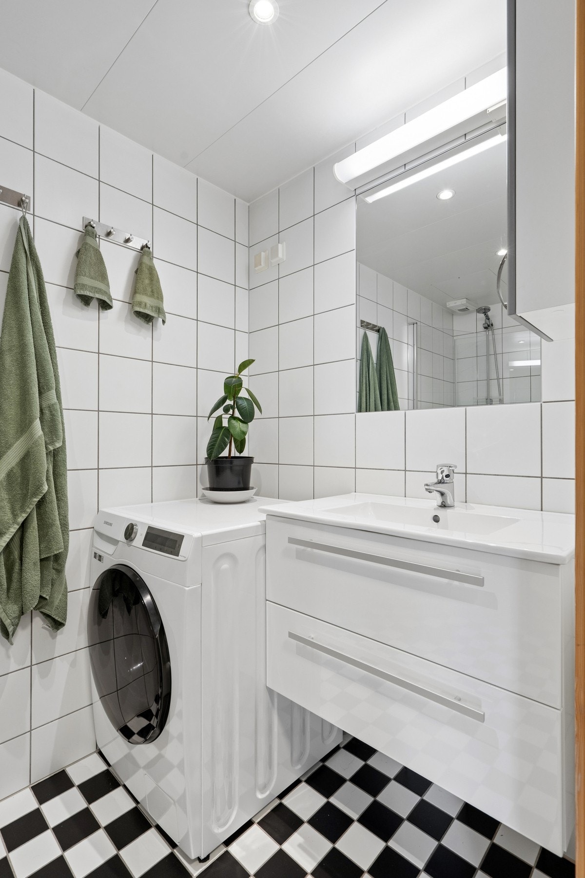 Opplegg for vaskemaskin Galleribilde
