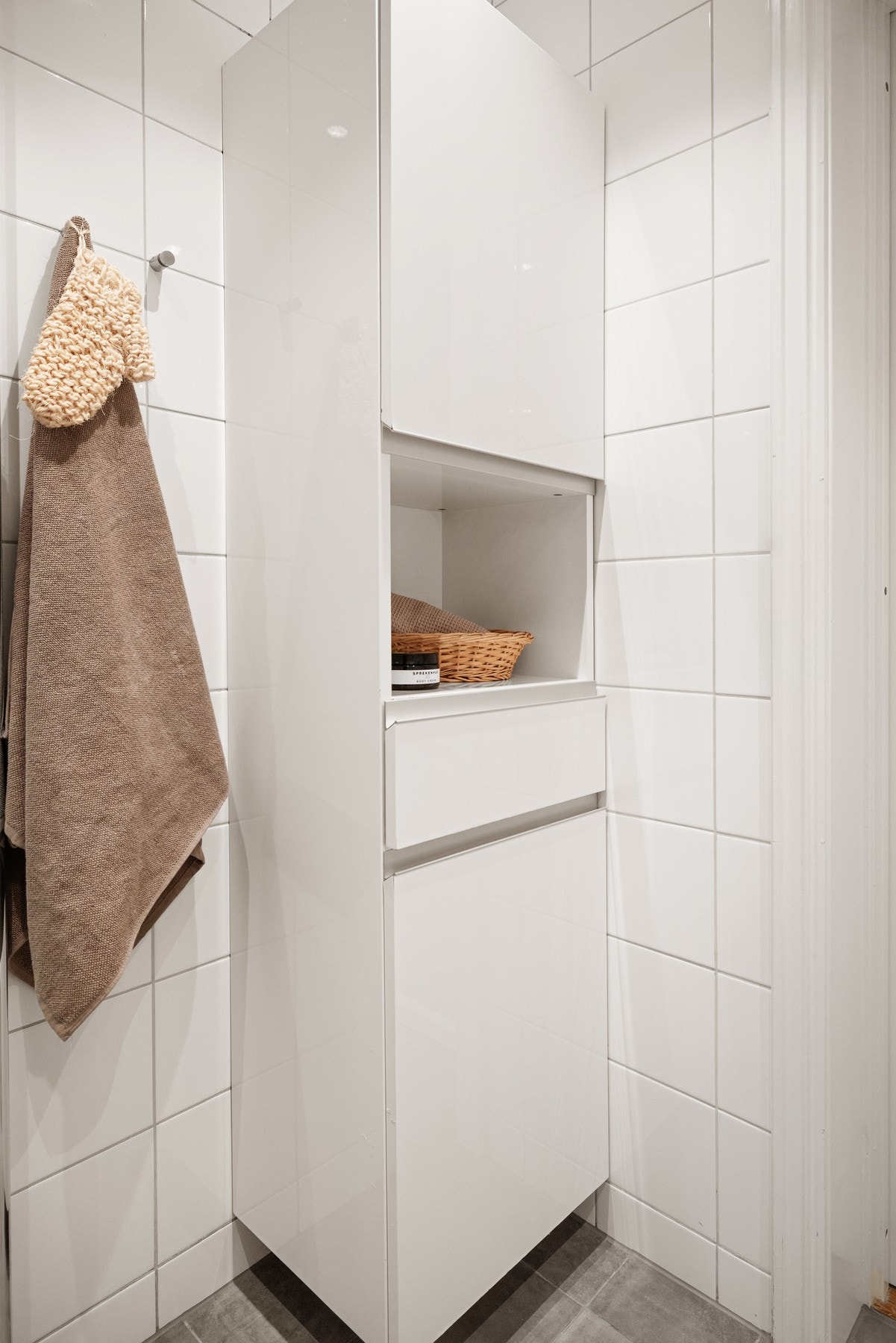 Badet har også opplegg for vaskemaskin. Galleribilde