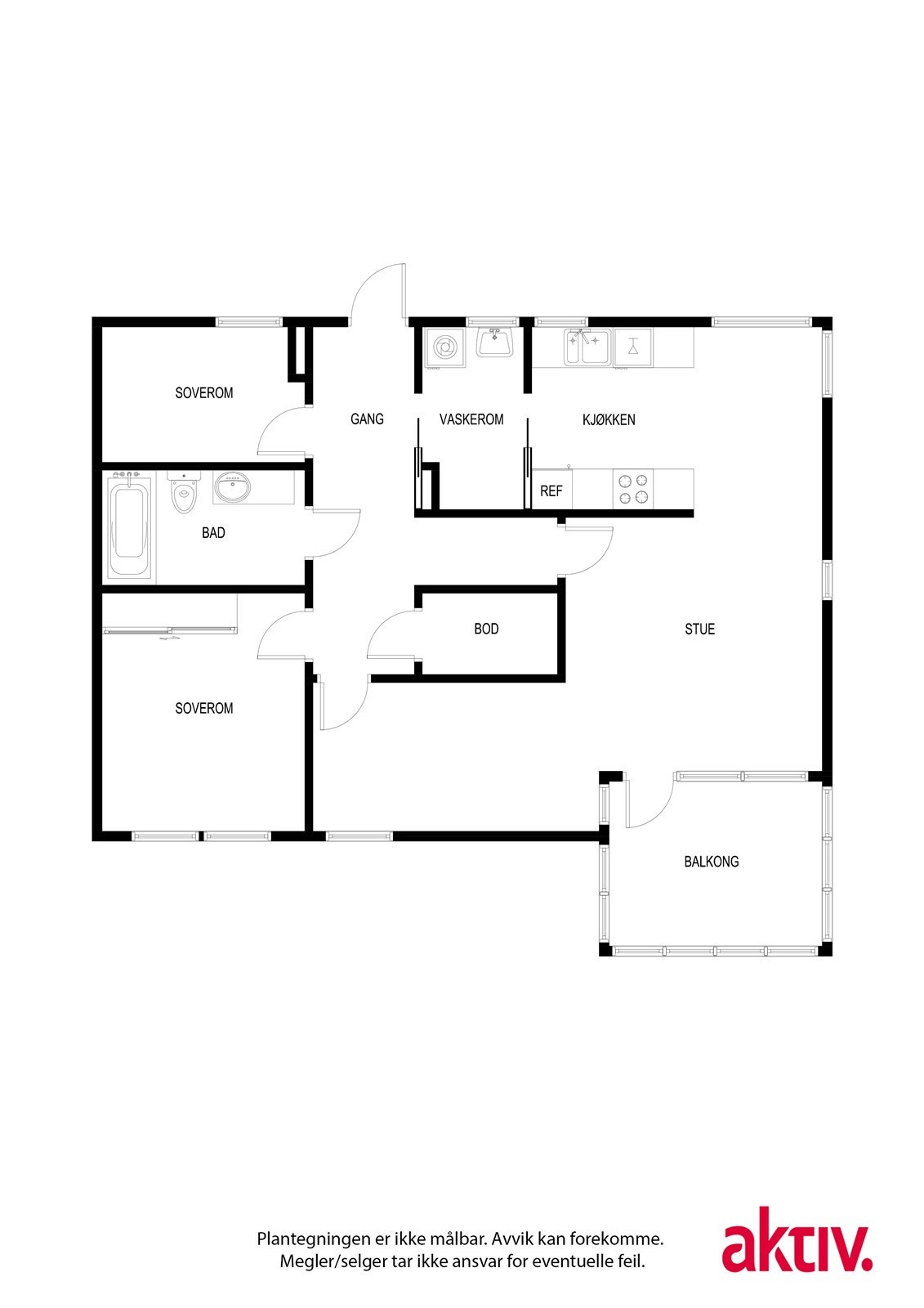 Plantegning Galleribilde