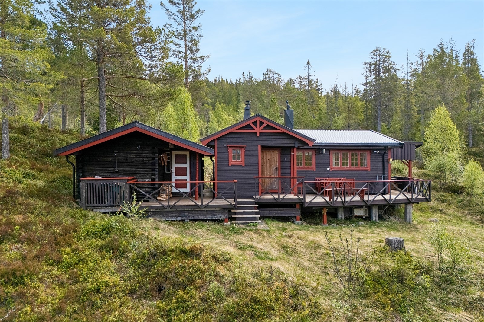 En sjarmerende fritidseiendom i naturskjønne omgivelser ved Tortsjøen i Sjøbygda Galleribilde