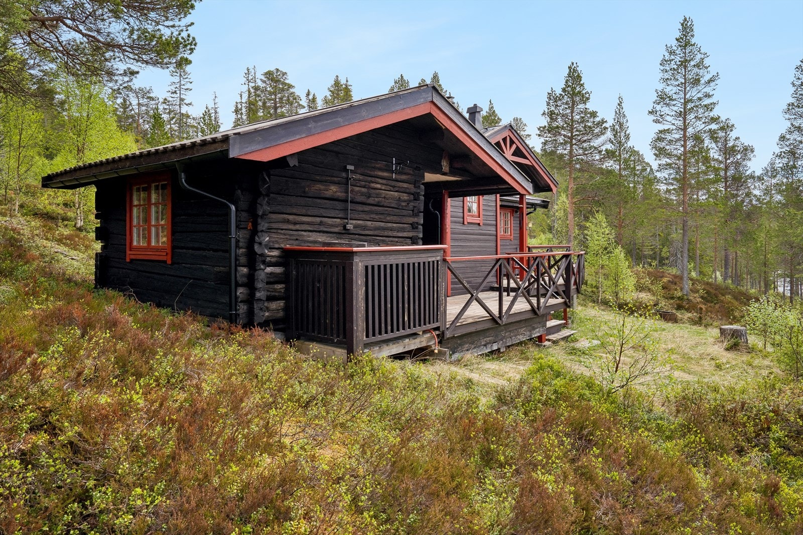 Uthuset er på 11 kvm. og er brukt til lagring Galleribilde