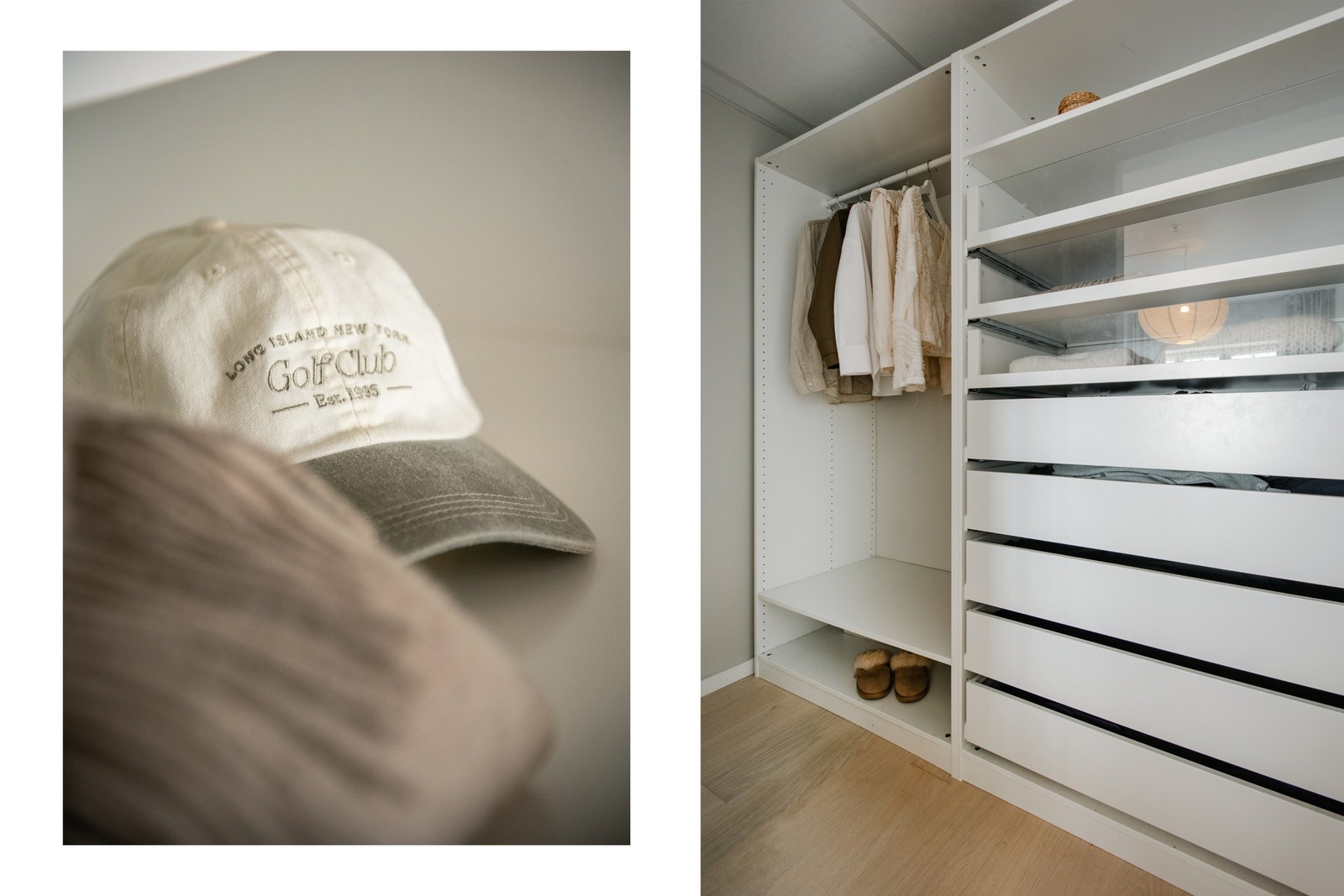 Her er det godt med oppbevaringsplass til klær, sko og øvrige effekter, noe som bidrar til en ryddig og funksjonell soveromssone. Galleribilde