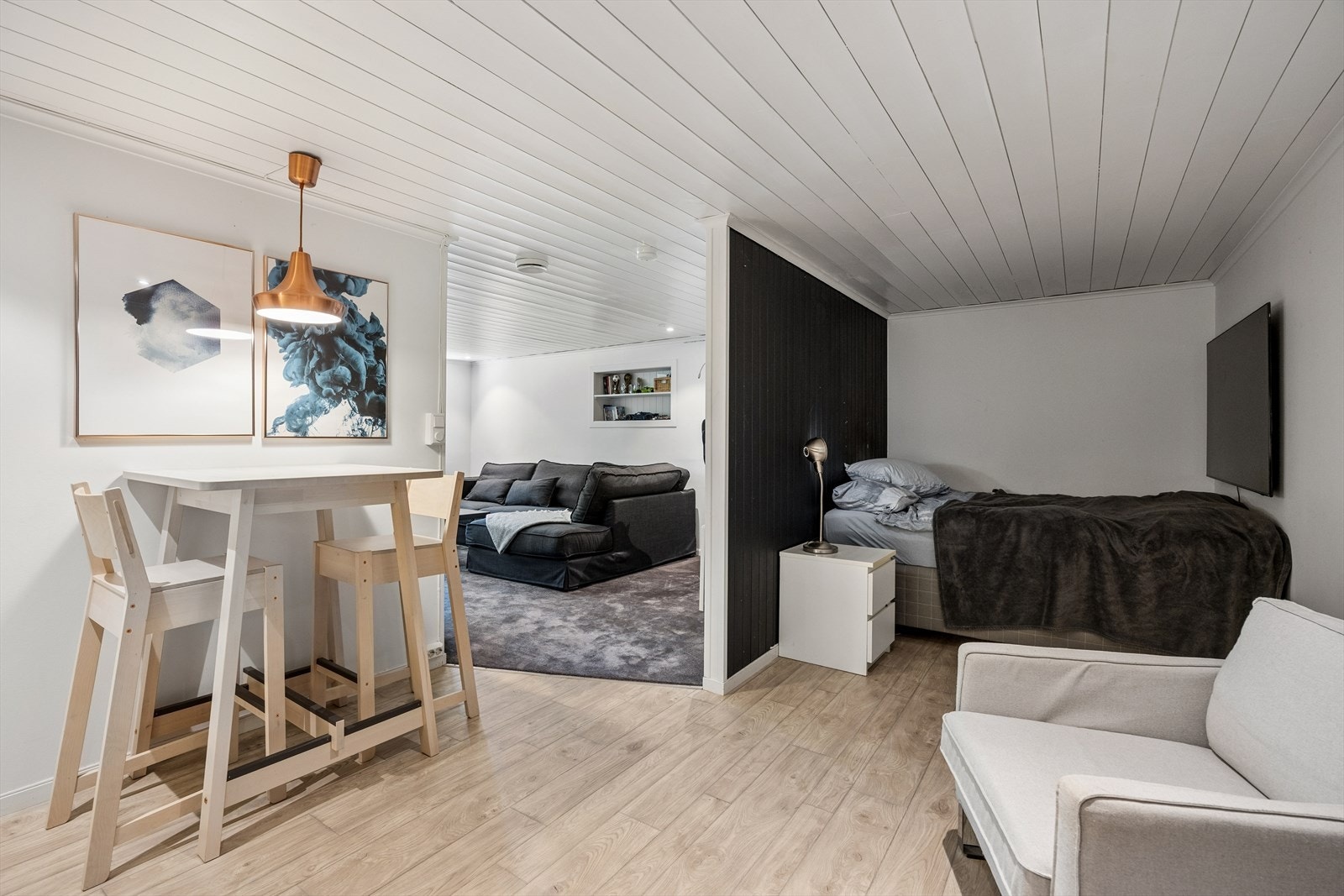 Stue og sove alkove i 1. etg. Galleribilde