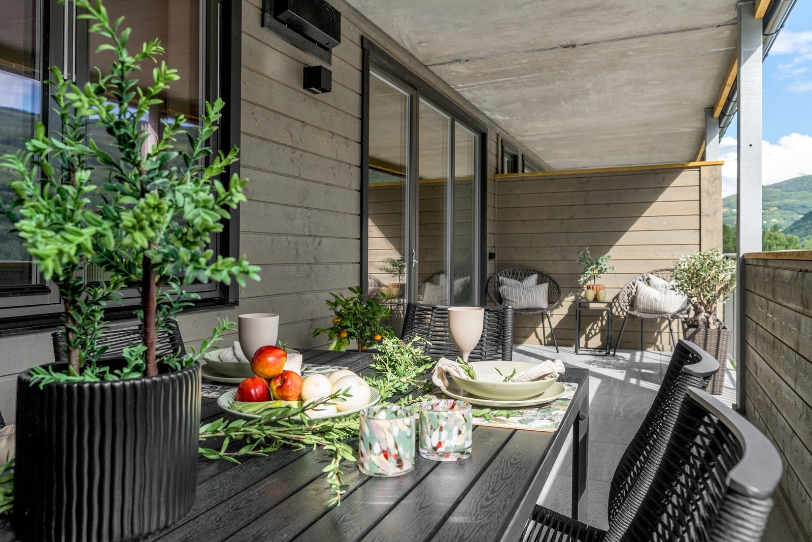 Leiligheten har to verandaer. Galleribilde