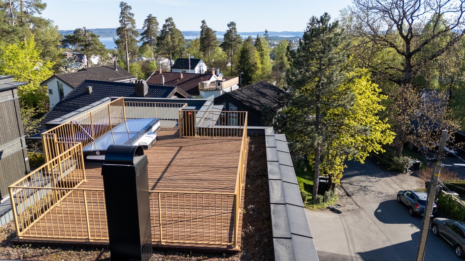 Solrik takterrasse Galleribilde