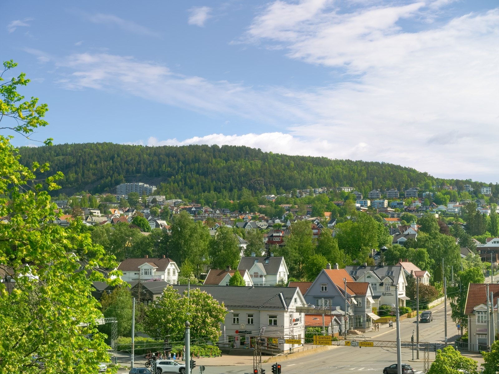 Fra stuen har du utsyn over flotte grøntarealer. Galleribilde
