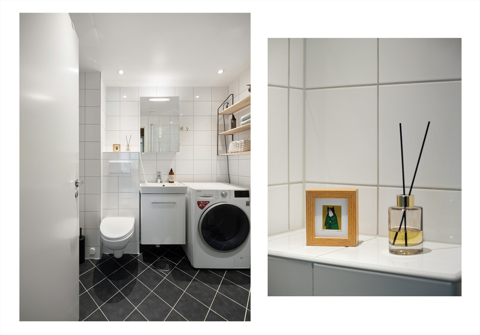 Badet har fått ny innredning i 2024 og fremstår med god kvalitet. Galleribilde