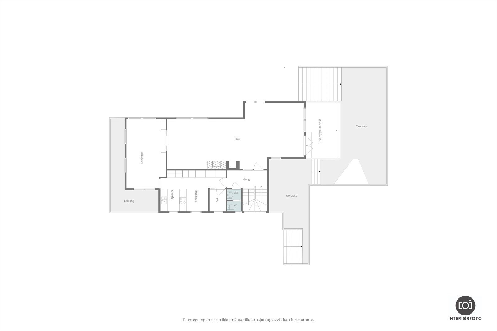 Plantegning Galleribilde