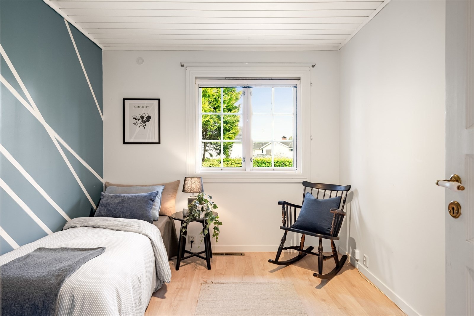 Soverom 3 passer fint som barnerom, gjesterom eller kontor. Galleribilde