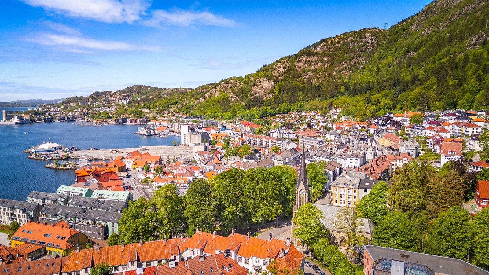 Nydelige Sandviken, et av Bergens aller mest populære områder. Galleribilde