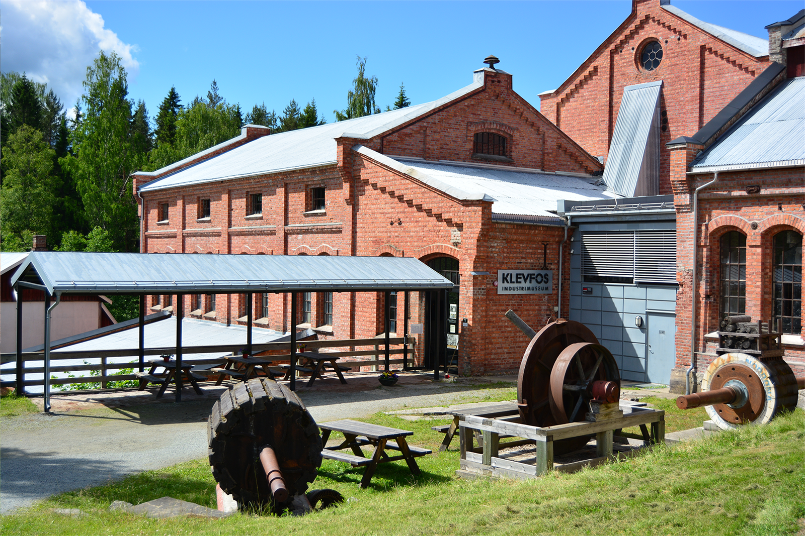Lokal industrihistorie, Klevfos Industrimuseum. Galleribilde