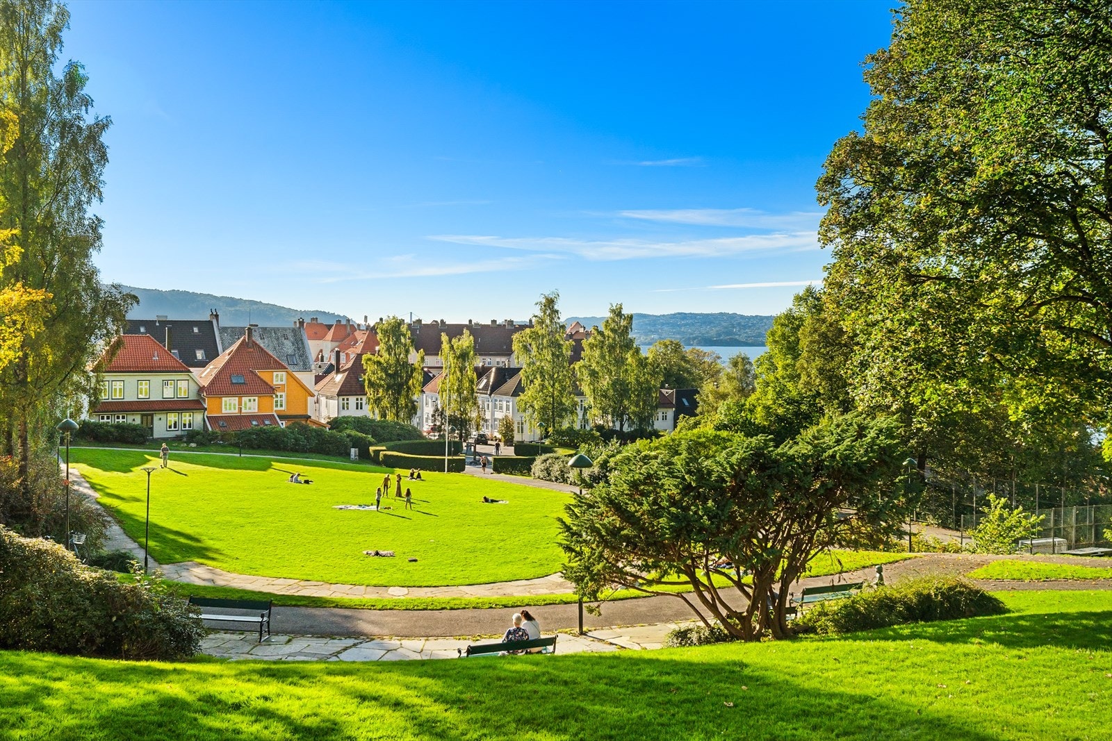 Kort vei til flere vakre parker, bla. Meyermarken Galleribilde