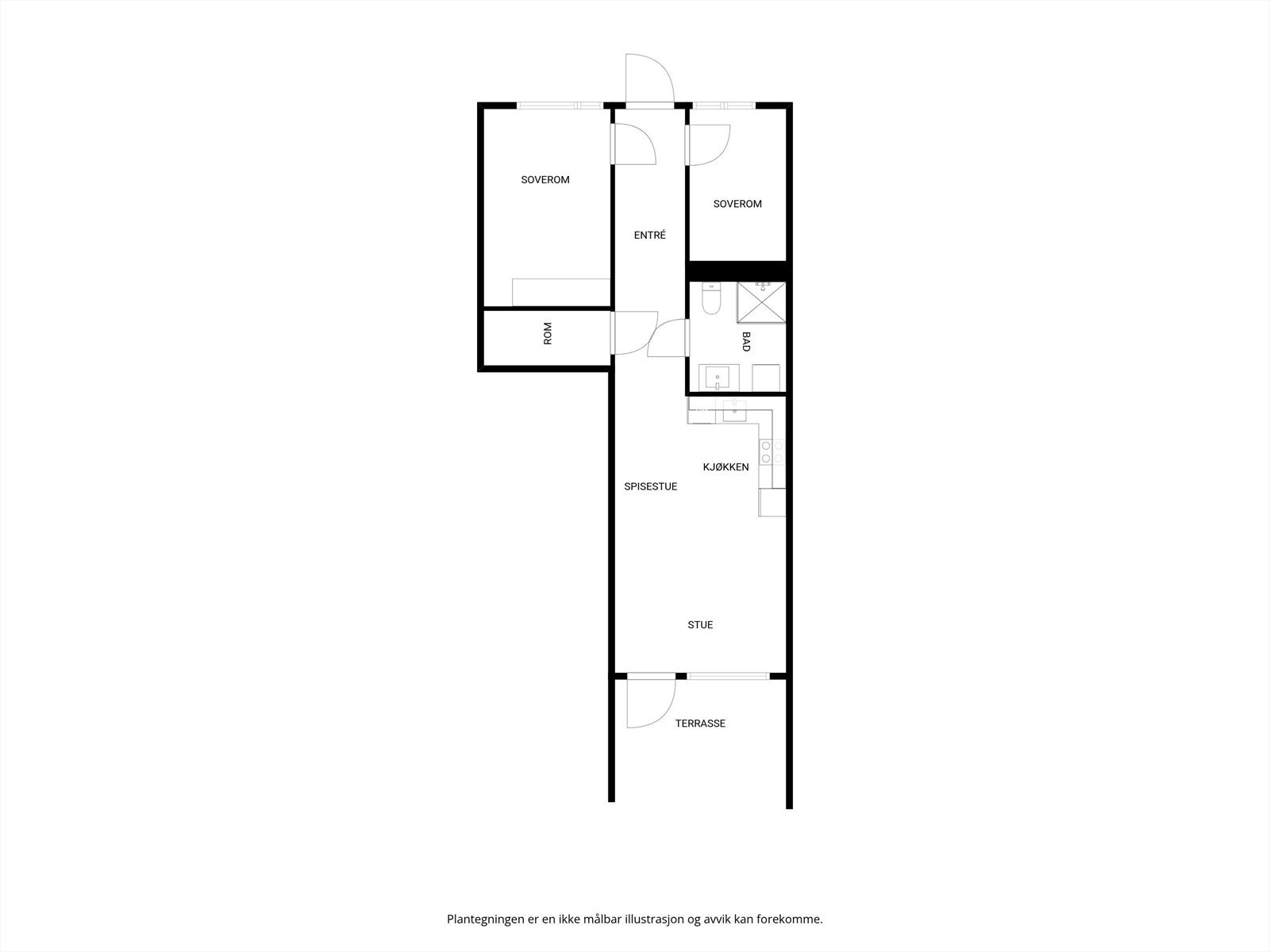 Plantegning Galleribilde