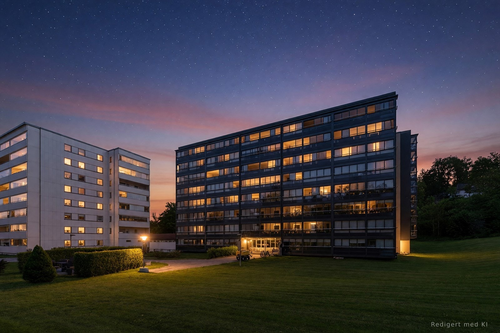 DNB Eiendom AS Borgeåsen - Romslig og oppgradert 4-roms med kjøkken fra 2022 | 3 soverom | walk-in og innglasset balkong med kveldssol