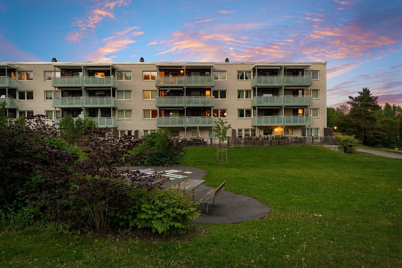 Området er kjent for å være rolig med lite trafikk. Galleribilde