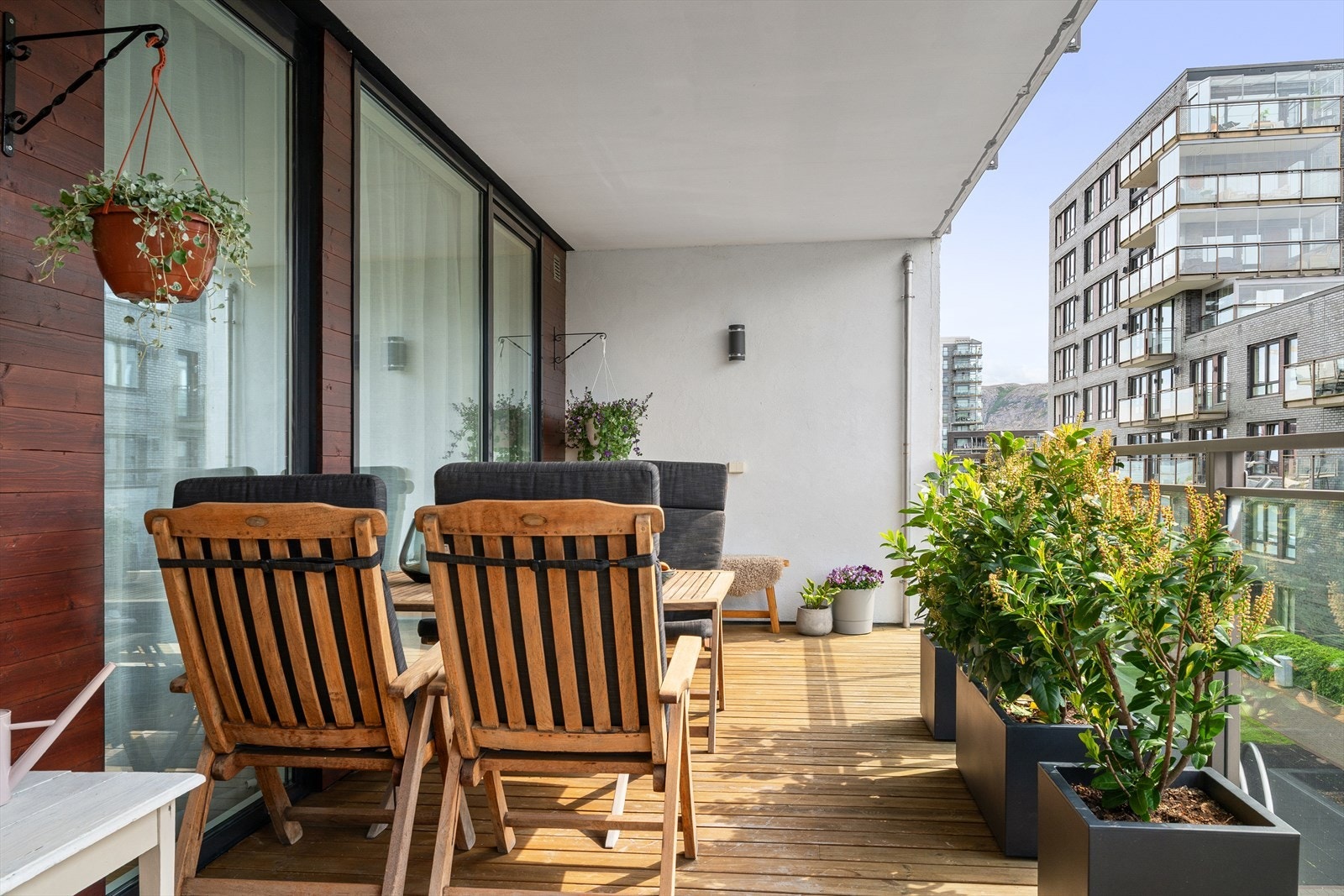 Herlig overbygget terrasse på 18 kvm. Galleribilde