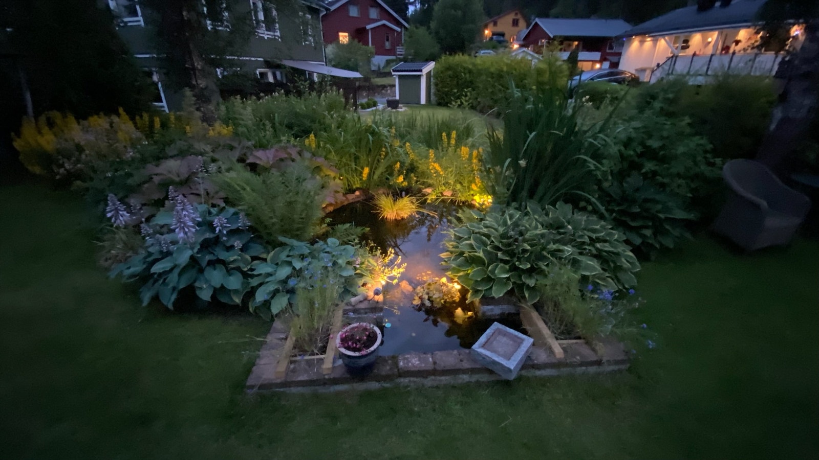 Stemningsbilde fra en sommerkveld Galleribilde