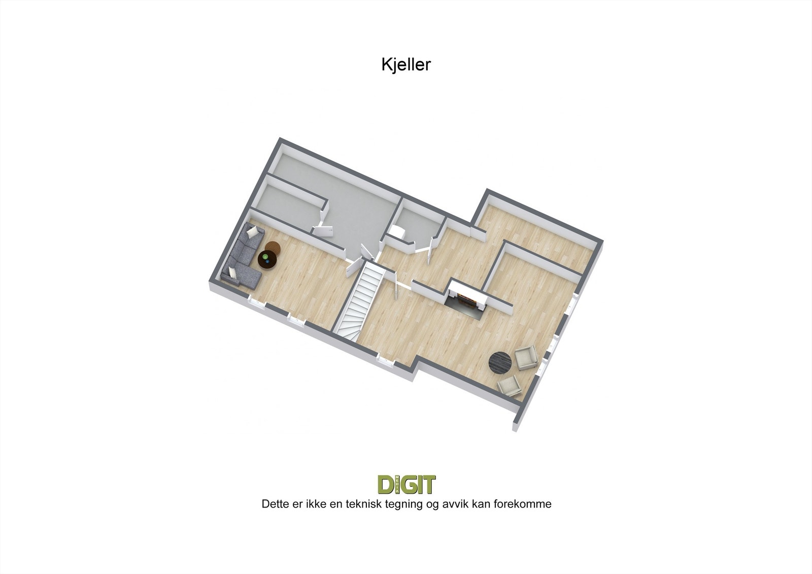 Ånebyveien 60 - 3D - Kjeller Galleribilde