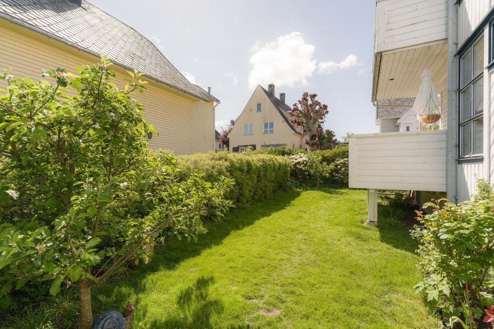 Tomten i sameiet er felles. Galleribilde