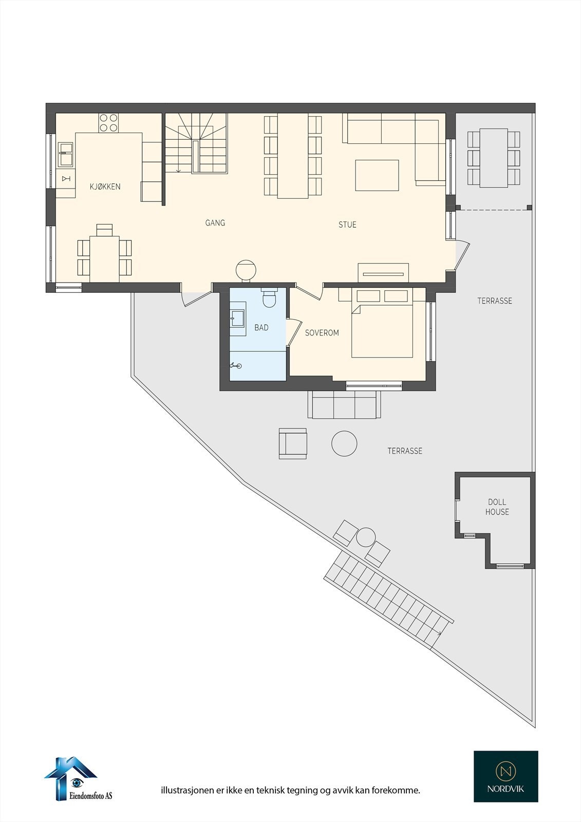 Planskisse 2. Etasje Galleribilde