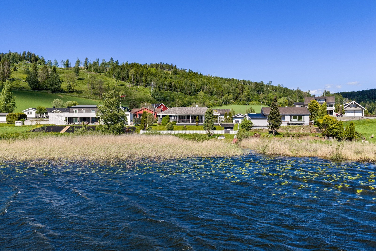 I Stavsjøen er det gode bade- og fiskemuligheter. Galleribilde