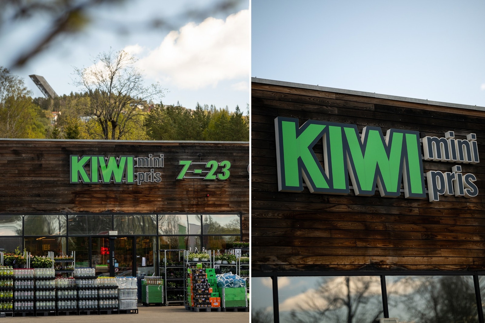 Søndagsåpne Kiwi på Bogstad er en av de nærmeste dagligvareforretningene. Galleribilde