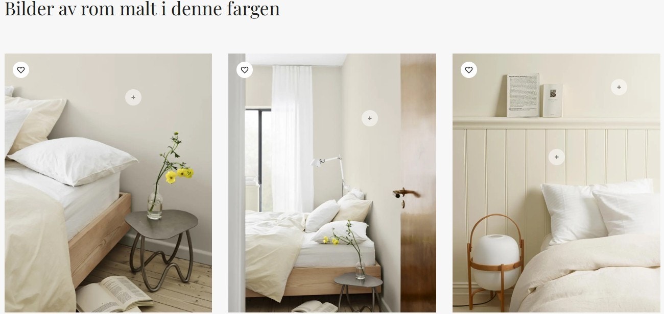 Illustrajon. Veggene vil bli malt med fargen Kokos fra Jotun. Galleribilde