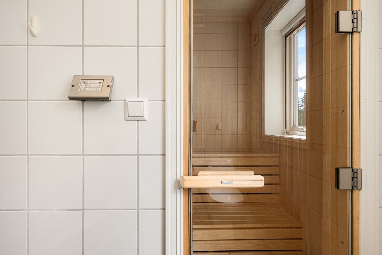 Fra badet er det adkomst til badstuen. Galleribilde