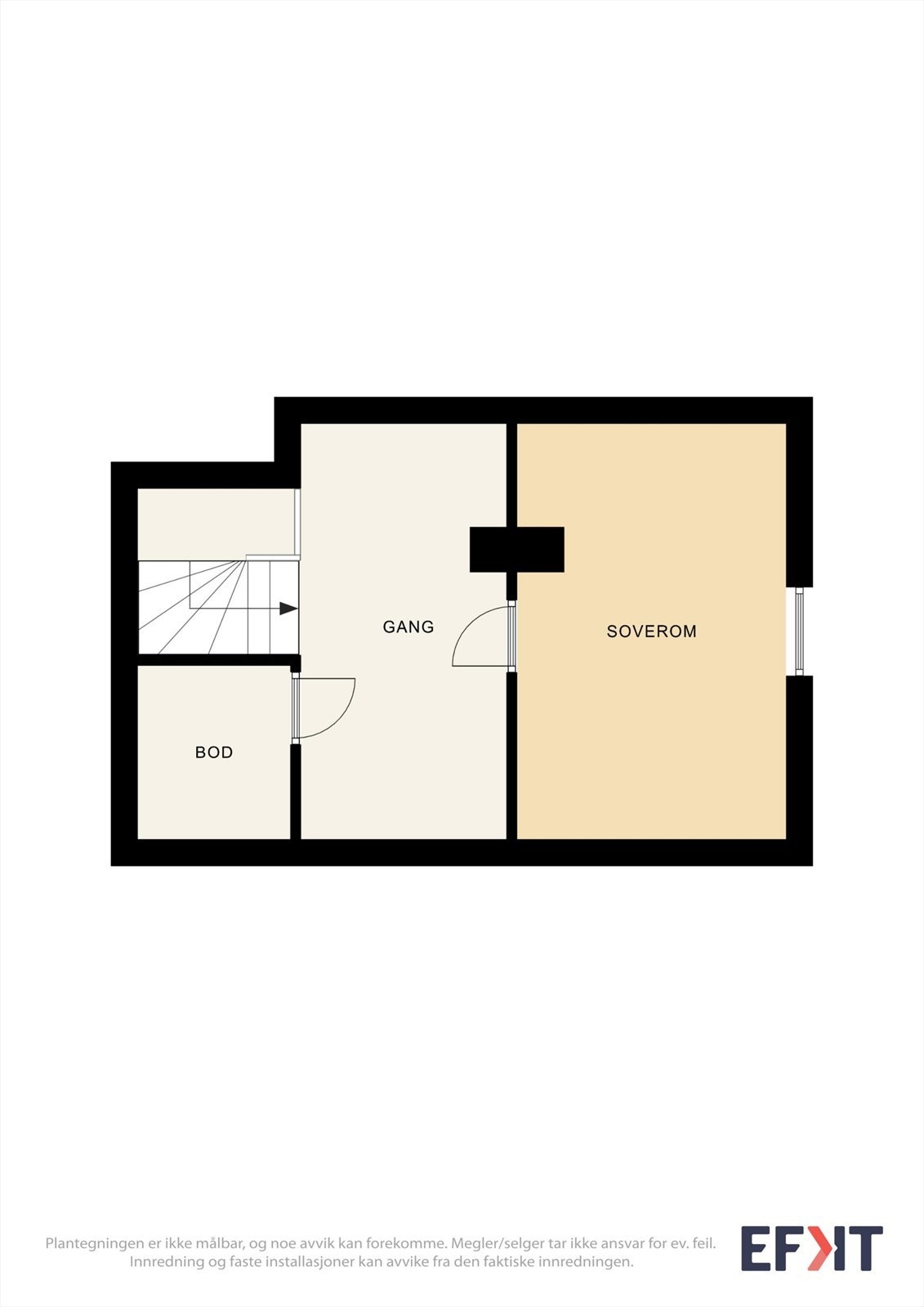 Plantegning, loftsplan. Galleribilde