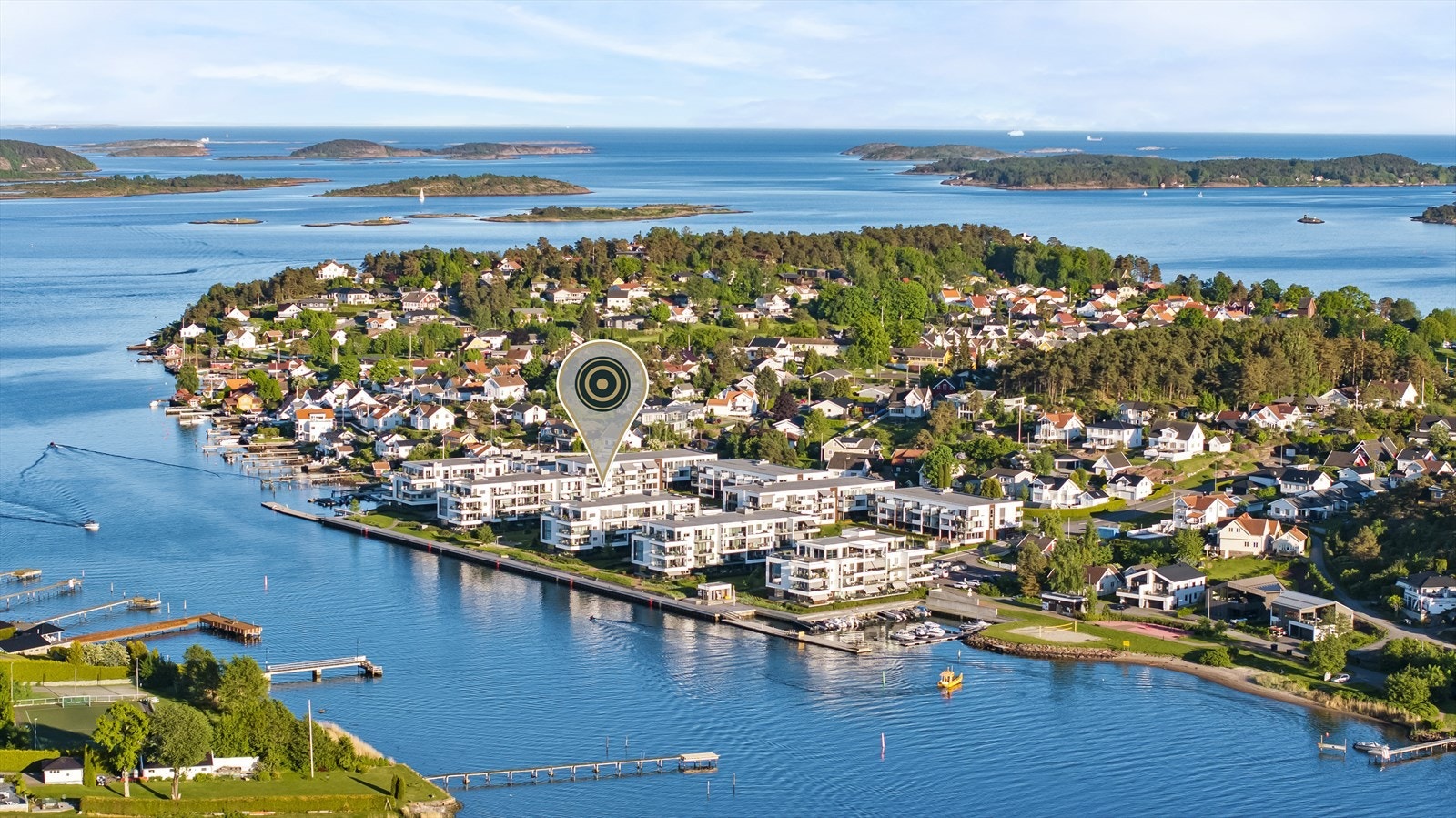 Her får du det beste fra begge verdener, stillheten ved sjøen og byens bekvemmeligheter innen rekkevidde. Galleribilde