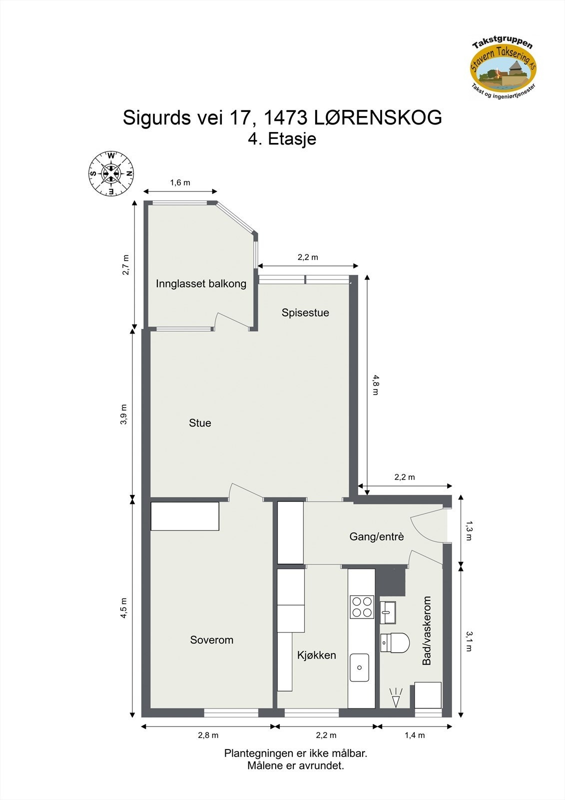 Leiligheten har en arealeffektiv planløsning. Galleribilde