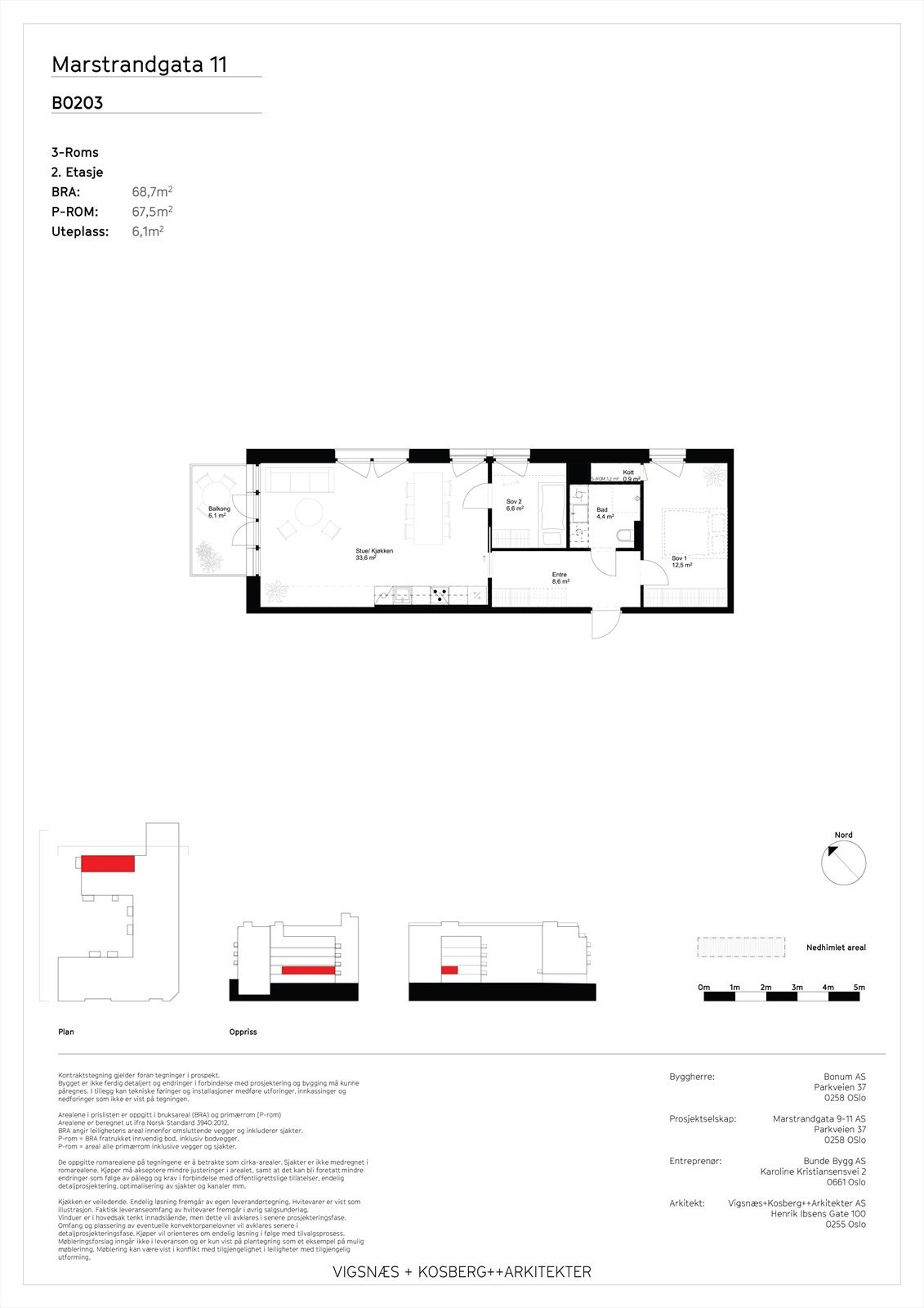Plantegning. Det medfølger kjellerbod på ca. 5 m². Galleribilde
