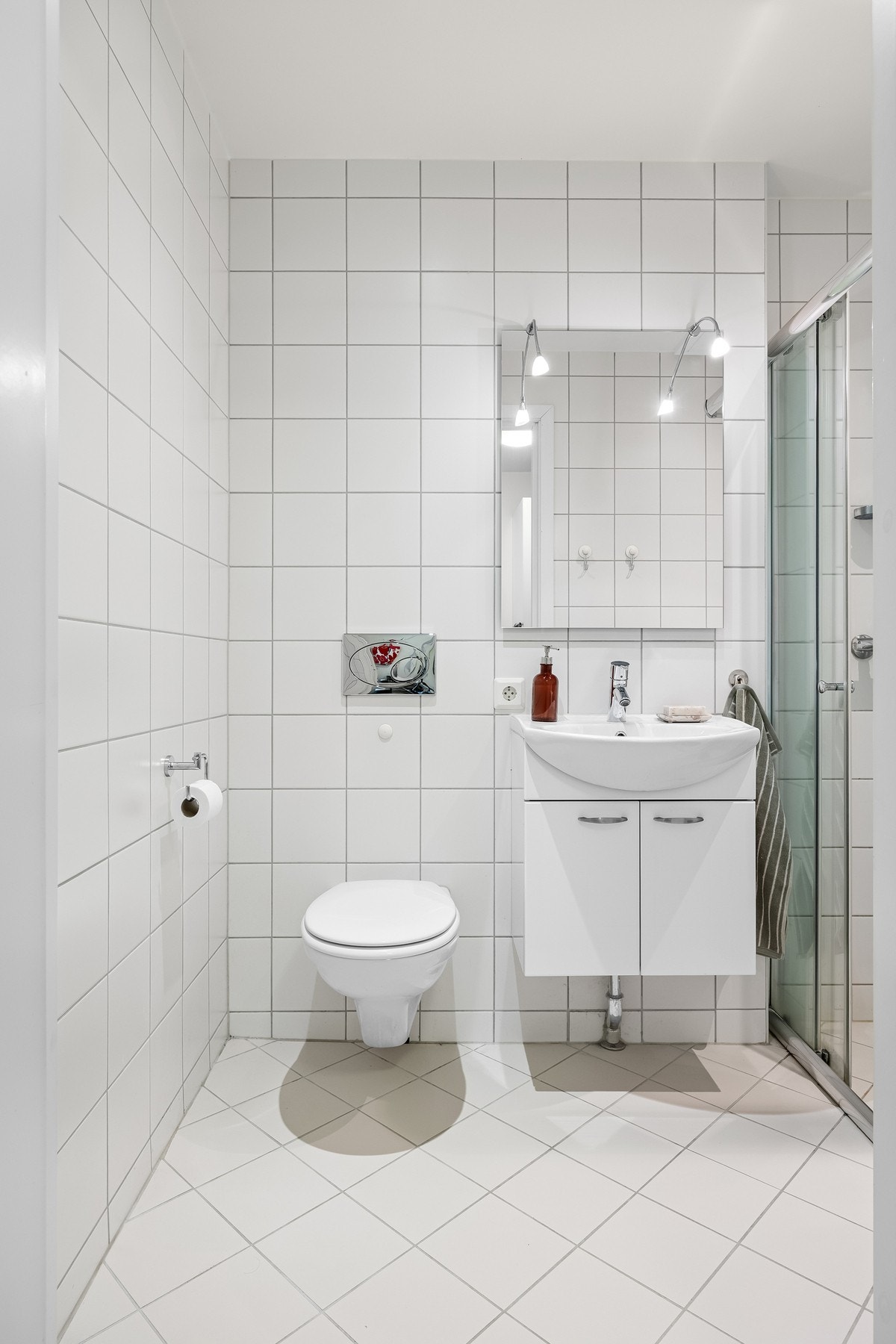 Det er opplegg for vaskemaskin. Galleribilde