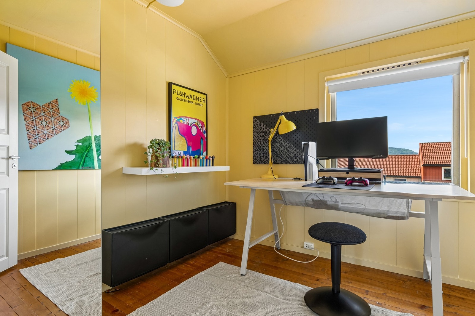 Soverommet på 7 m² er et fleksibelt rom som egner seg godt som kontor, gjesterom eller barnerom. Galleribilde