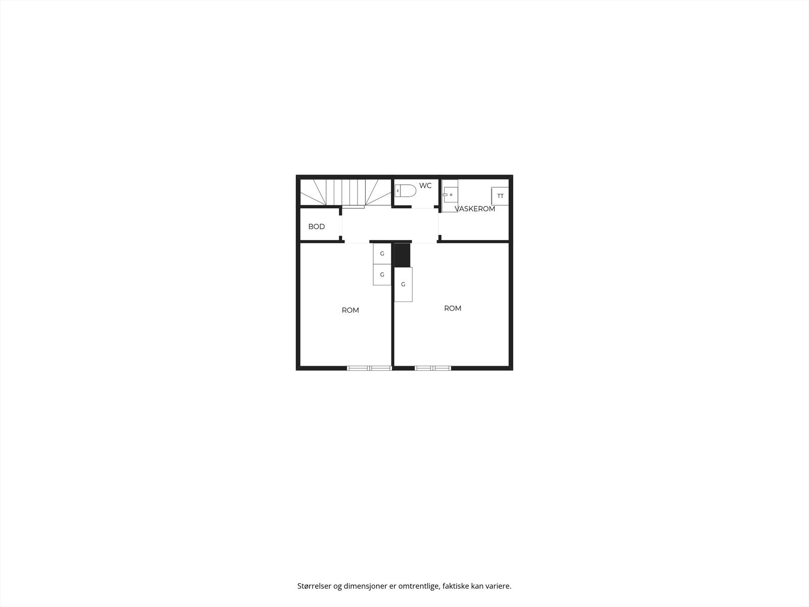 Plantegning 2.etg. Galleribilde